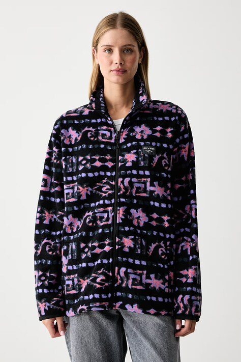 Rip Curl Bluza damska polarowa SESSIONS czarna 0DOMFL