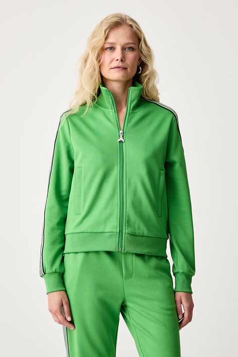 Patrizia Pepe Bluza rozpinana damska zielona 2M0000 J0081
