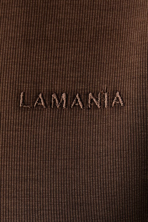 La Mania кофта на застібці з капюшоном жіноча MANDIE — AW26-BLDZ95, коричневий — фото 5