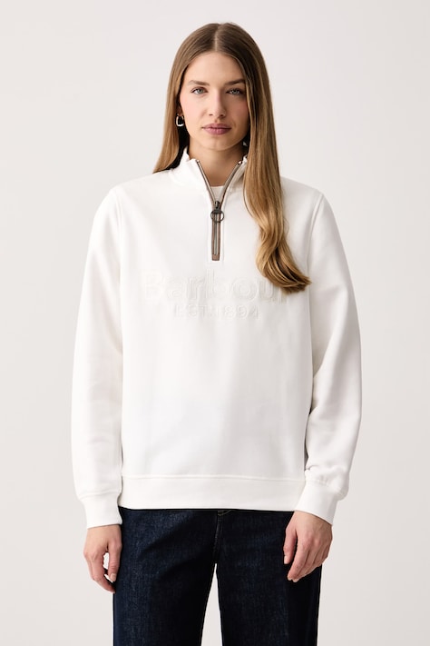 Barbour Μπλούζα γυναικεία με βαμβάκι Cynthia μπεζ LOL0671