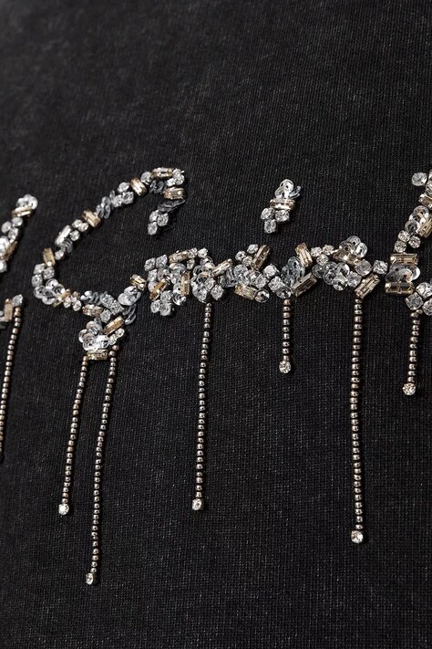 AllSaints кофта жіноча бавовняна CHAINS PIPPA — AW26-BLDZ9E, чорний — фото 5