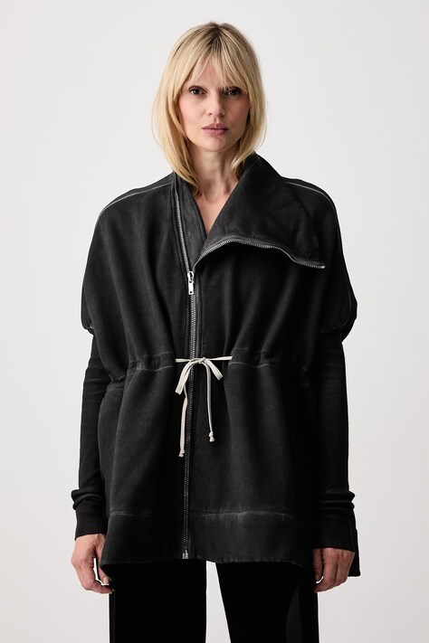 Rick Owens DRKSHDW Mountain μπλούζα oversize βαμβακερή Γυναικεία μαύρη DS02F6210 FD