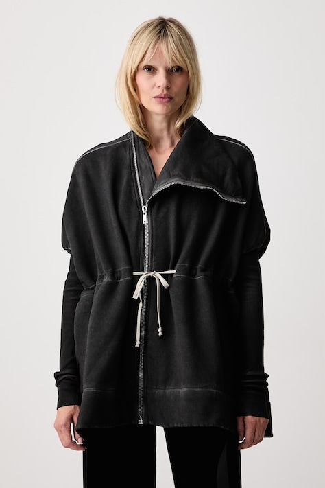 Rick Owens DRKSHDW Mountain μπλούζα oversize βαμβακερή Γυναικεία μαύρη DS02F6210 FD