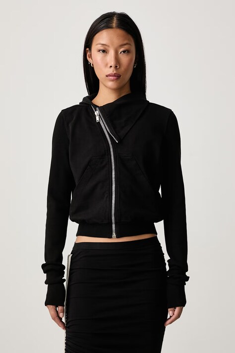 Rick Owens DRKSHDW Mountain μπλούζα με κουμπιά βαμβακερή Γυναικεία μαύρη DS02F6239 RIG