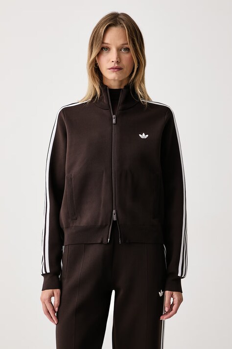 adidas Originals Bluza rozpinana damska Adilenium Season 6 Knit brązowa LH1938
