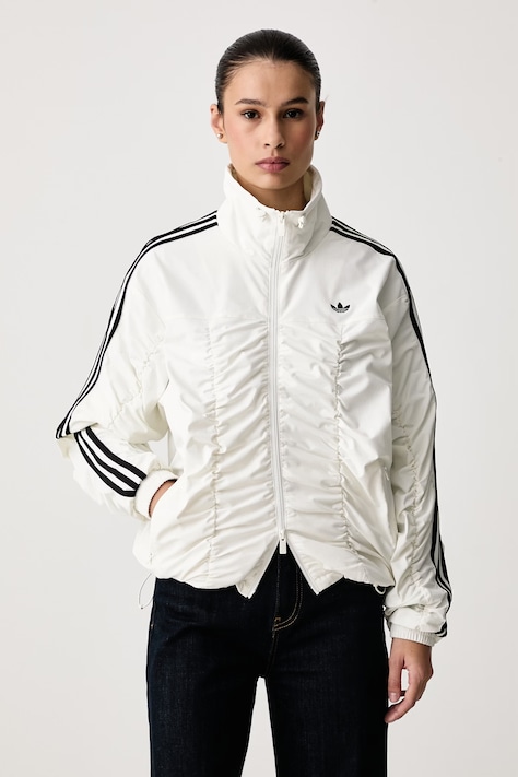 adidas Originals Rozepínací mikina dámská Adilenium Season 6 Ruffled bílá LH1934
