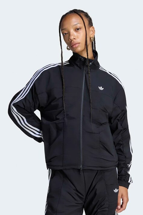 adidas Originals Bluza rozpinana damska Adilenium Season 6 Ruffled czarna LH1932