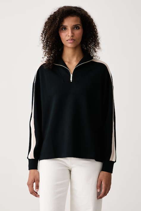 BOSS Bluza damska z modalem Mirage_Sweatshirt HZ czarna 50571024