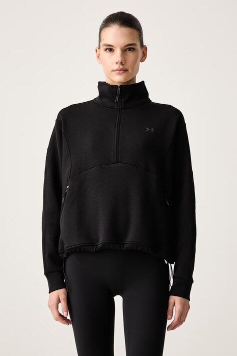 Under Armour Mikina dámská s bavlnou Unstoppable černá 6013519