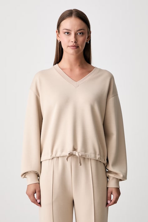Scotch & Soda μπλούζα γυναικεία μπεζ U9E01540T