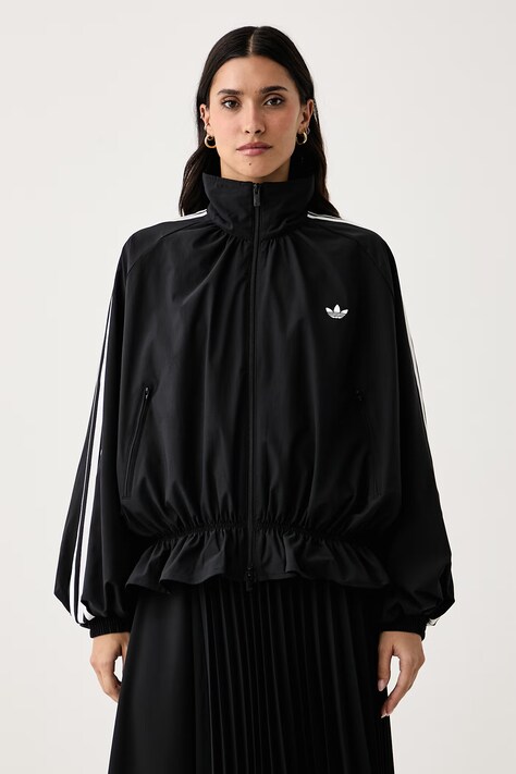 adidas Originals Dukserica na zakopčavanje za žene Advanced Archive crna LG4075