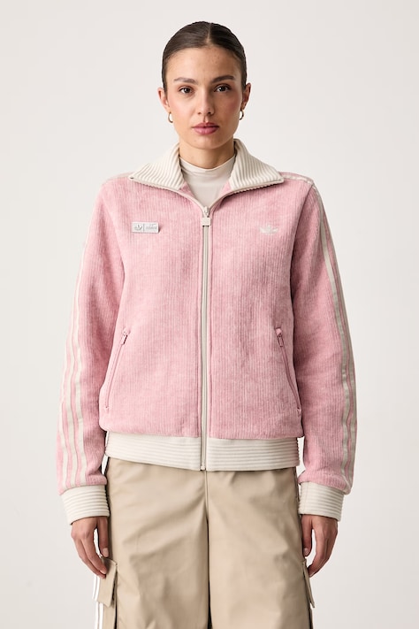 adidas Originals Dukserica na zakopčavanje za žene Adiluna Season 2 x Jennie roza LD8923