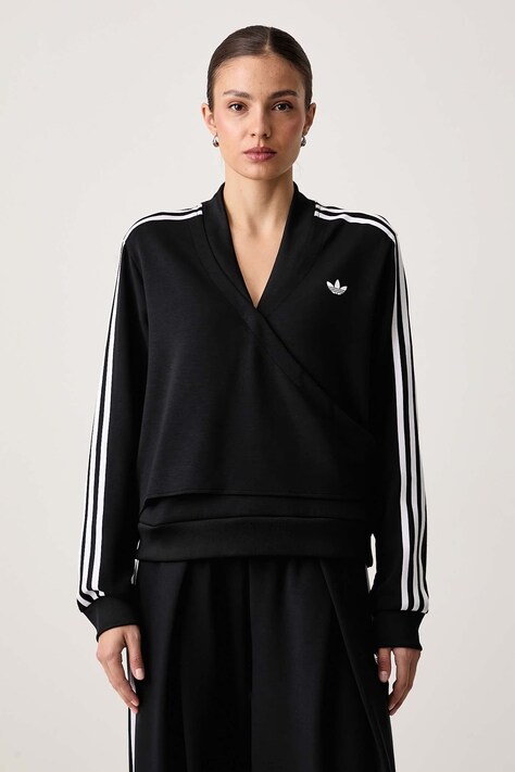 adidas Originals Bluza damska z wiskozą Adiluna Season 2 x Jennie czarna LD8921