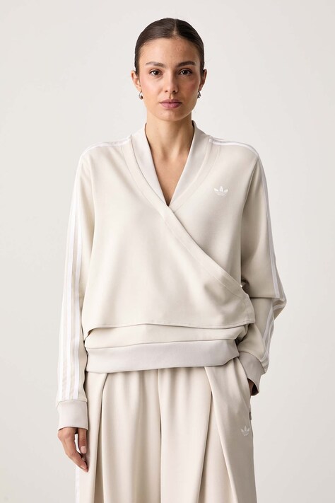 adidas Originals Bluza damska Adiluna Season 2 x Jennie beżowa LD4964