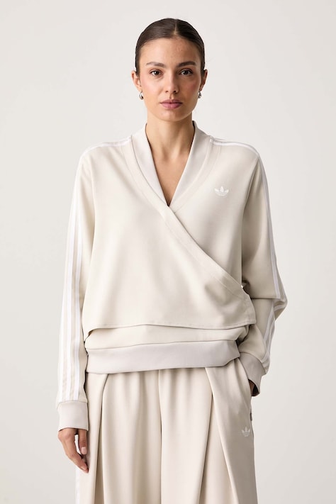 adidas Originals Bluza damska Adiluna Season 2 x Jennie beżowa LD4964