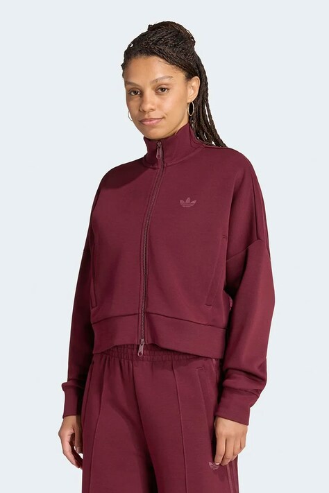 adidas Originals Bluza rozpinana damska Spacer bordowa KY0859