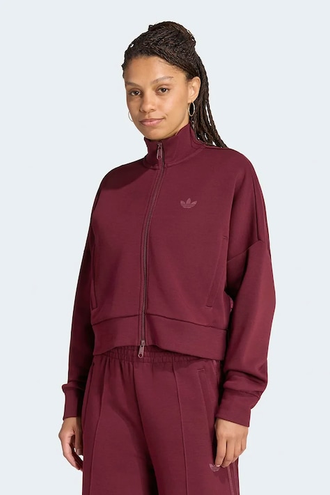 adidas Originals Bluza rozpinana damska Spacer bordowa KY0859