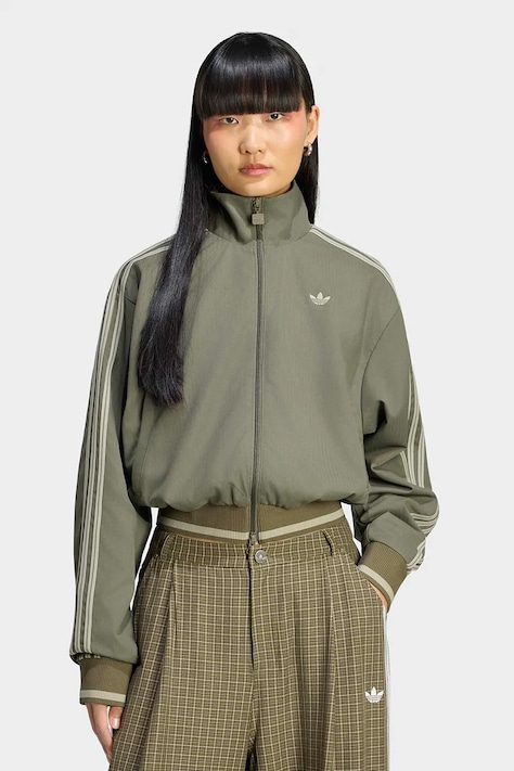 adidas Originals Bluza rozpinana damska Firebird zielona KR7075