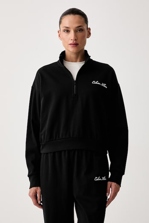 Calvin Klein Underwear bluza damska bawełniana czarna LV00QS7685