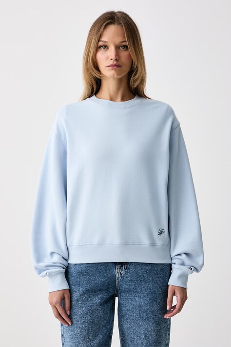 Tommy Hilfiger μπλούζα γυναικεία μπλε WW0WW52355