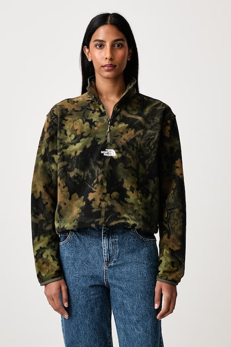 The North Face Pulover ženski flis Novelty zelen NF0A8JK9T2Z1