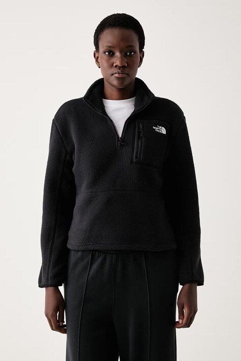 The North Face Flis pulover ženski Yumiori črn NF0A8E89KX71