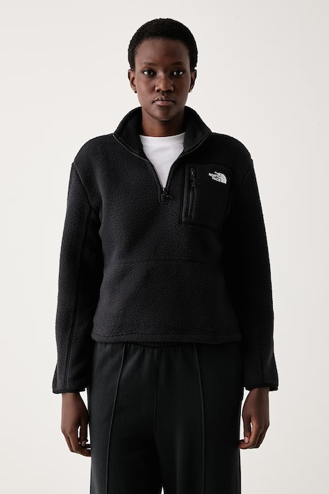 The North Face Flis pulover ženski Yumiori črn NF0A8E89KX71