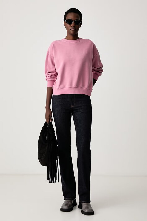 Levi's Bluza damska z bawełną VINTAGE BOXY różowa 005I9