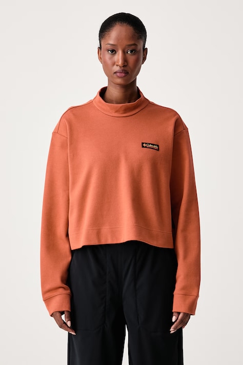 Columbia Bluza damska z bawełną Sauvie Sky pomarańczowa 2174631