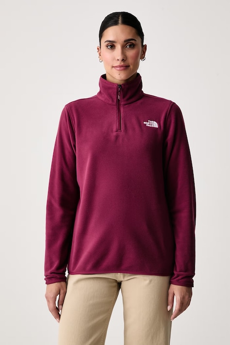 The North Face Pulover ženski flis GLACIER FLEECE bordo NF0A8D2JMVO1