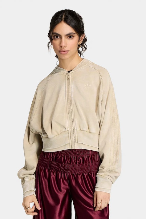 adidas Originals Кофта для женщин из хлопка SST Double Layered бежевая KT2228