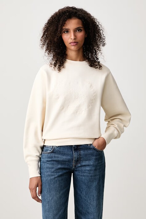 Anine Bing Harry bluza bawełniana damska beżowa A-08-12893