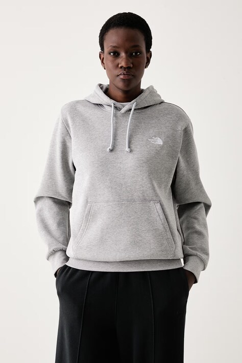 The North Face Bluza z kapturem damska z bawełną Evolution szara NF0A8CWNCQO1