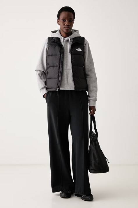 The North Face Μπλούζα με κουκούλα γυναικεία με βαμβάκι Evolution γκρί NF0A8CWNCQO1