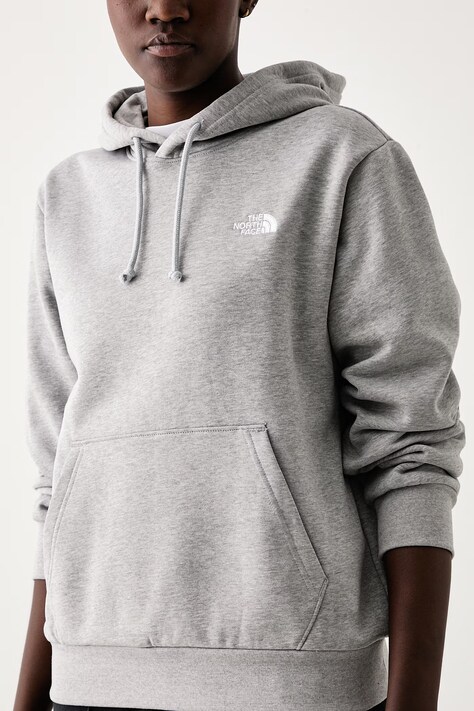 The North Face Bluza z kapturem damska z bawełną Evolution szara NF0A8CWNCQO1