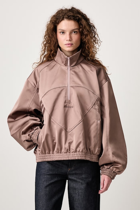 adidas Originals Cutline felpa con cerniera da donna beige KR9600