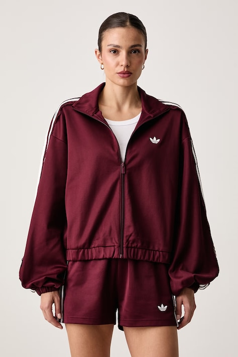 adidas Originals Bluza rozpinana damska Lace Injection bordowa LG4276