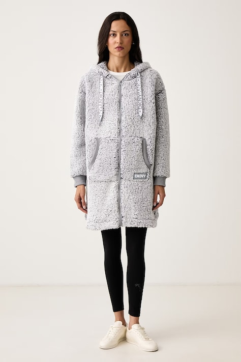 DKNY Bluza polarowa damska szara YI30127