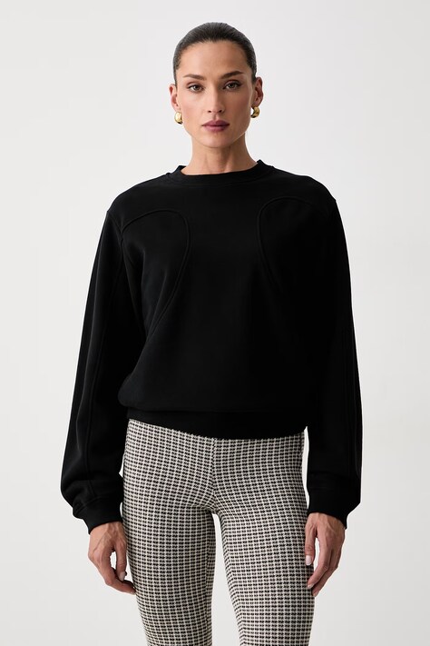 Patrizia Pepe bluza damska bawełniana czarna 8M0009 J079