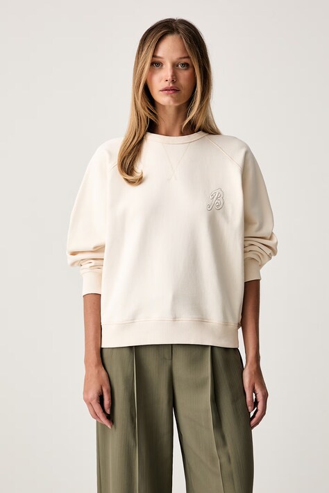 Barbour bluza damska bawełniana Avon beżowa LOL0684