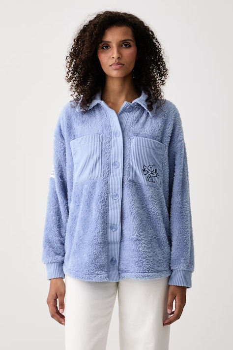 women'secret Bluza lounge damska niebieska 4414344