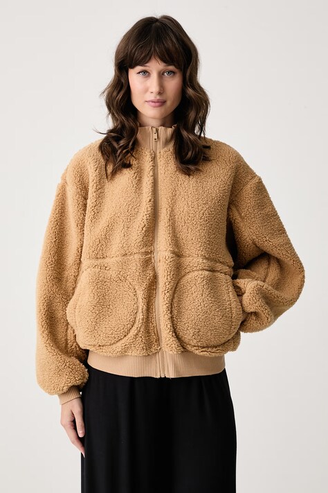 women'secret Bluza rozpinana damska beżowa 3144624