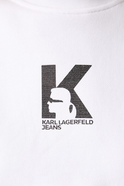 Karl Lagerfeld Jeans кофта жіноча бавовняна — AW26-BLDZOB, білий — фото 5