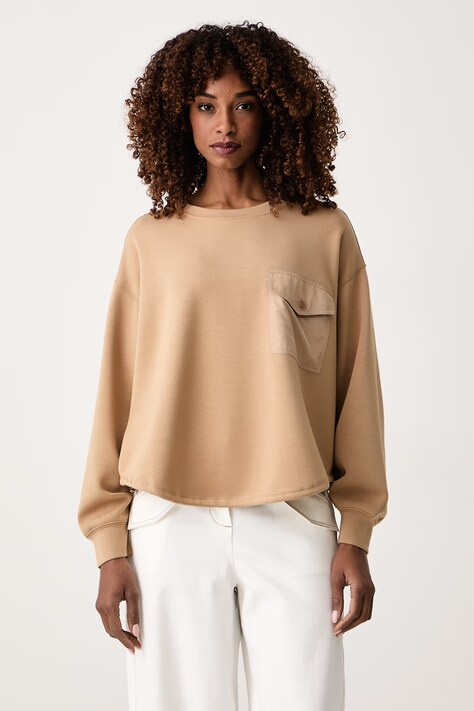 Twinset Bluza damska z wiskozą brązowa 262LI2LBB