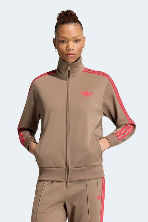 adidas Originals Bluza rozpinana damska Firebird beżowa KU8196