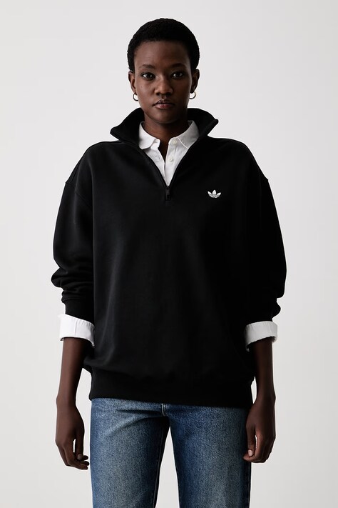 adidas Originals μπλούζα γυναικεία με βαμβάκι Essentials μαύρη KR9165