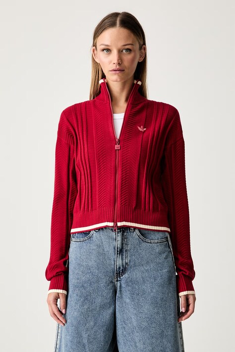 adidas Originals ζακέτα Γυναικεία Firebird κόκκινη KR7046