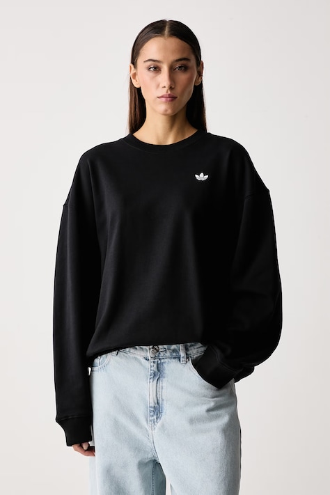 adidas Originals Bluza damska bawełniana Essentials czarna KR3603