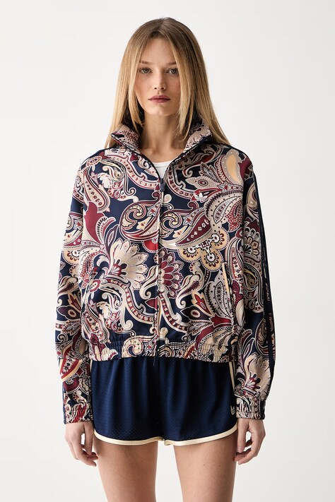 adidas Originals bluza rozpinana damska Liberty granatowa HY4999