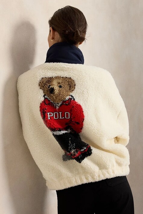 Polo Ralph Lauren bluza polarowa damska beżowa 211B17802